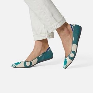 Rothy’s Moroccan Green point flat - 8.5.